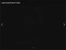 Tablet Screenshot of iamshapeshifting.com